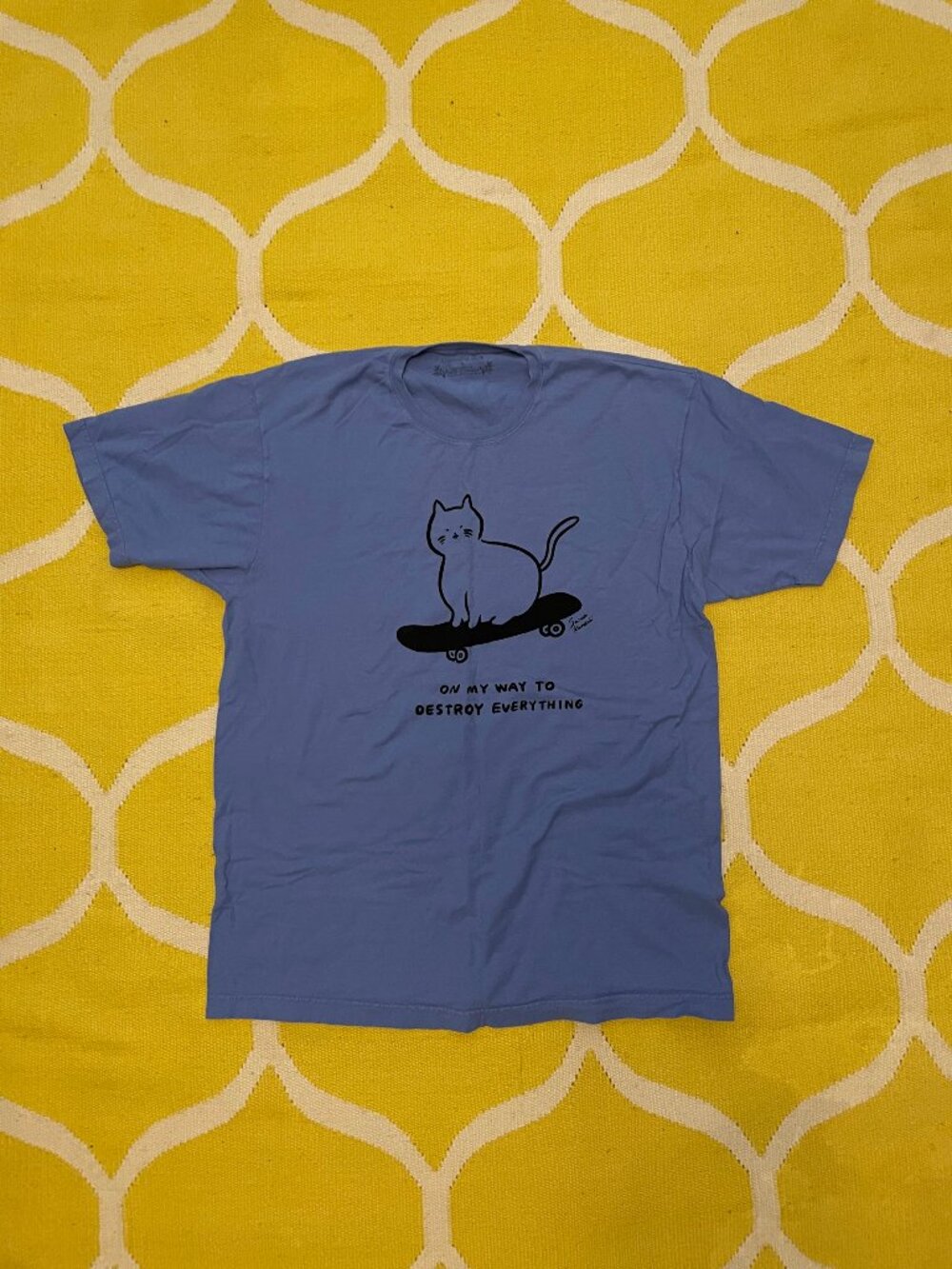 Stay Home Club Destroy Cat Tee